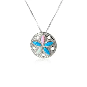 Opal Sand Dollar Pendant