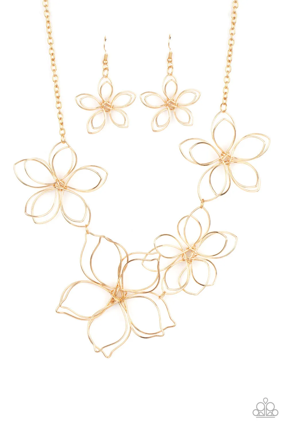 PAPARAZZI Flower Garden Fashionista - Gold