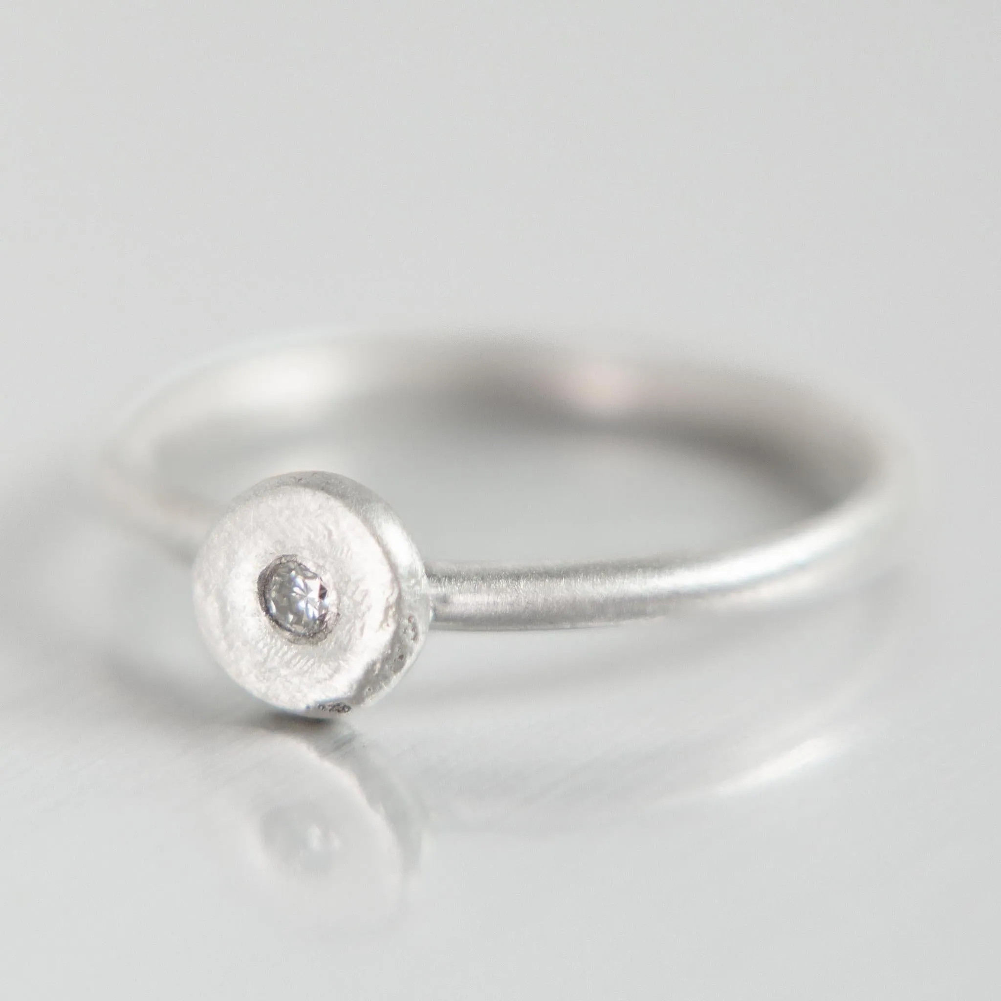 Pebble Ring in Sterling Silver