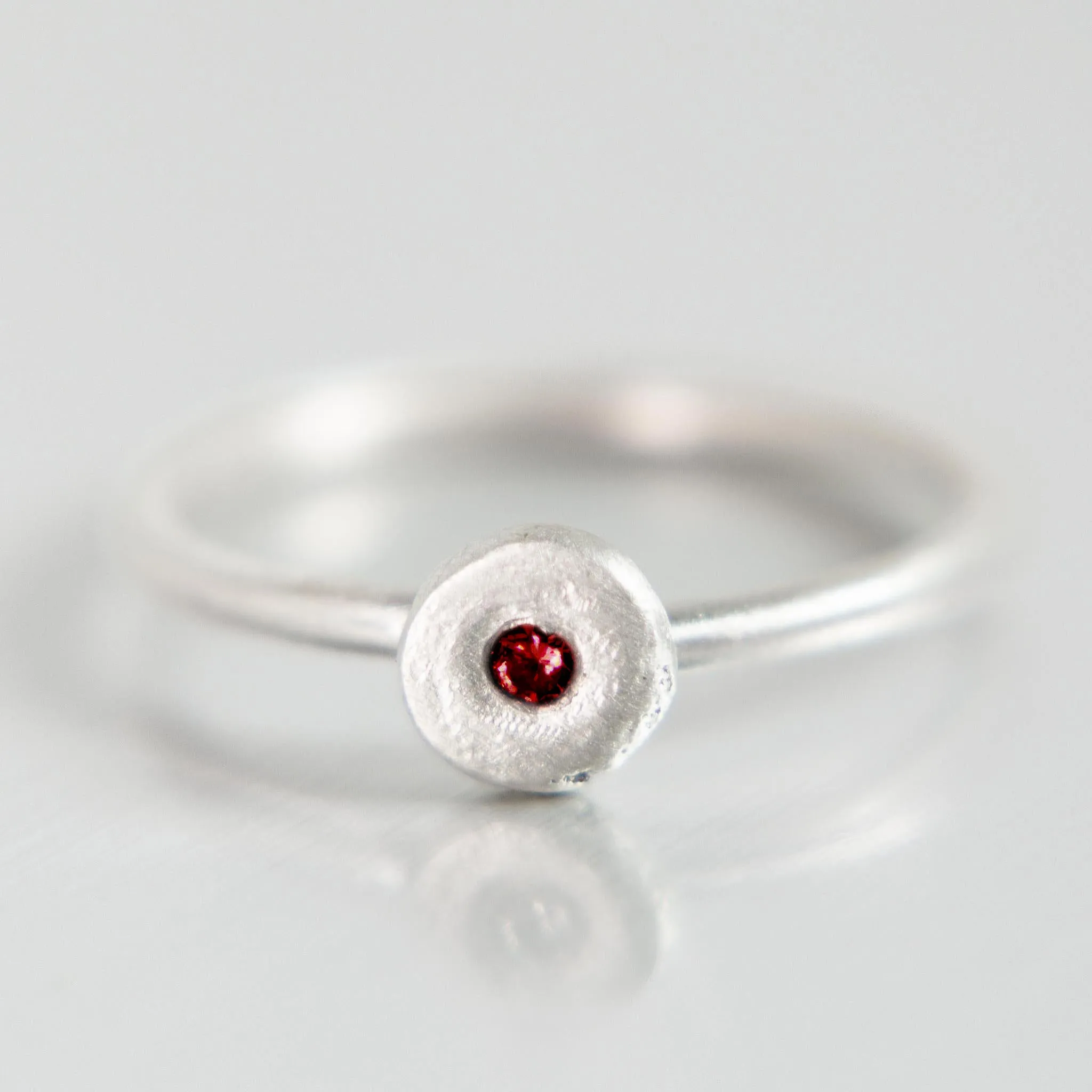 Pebble Ring in Sterling Silver