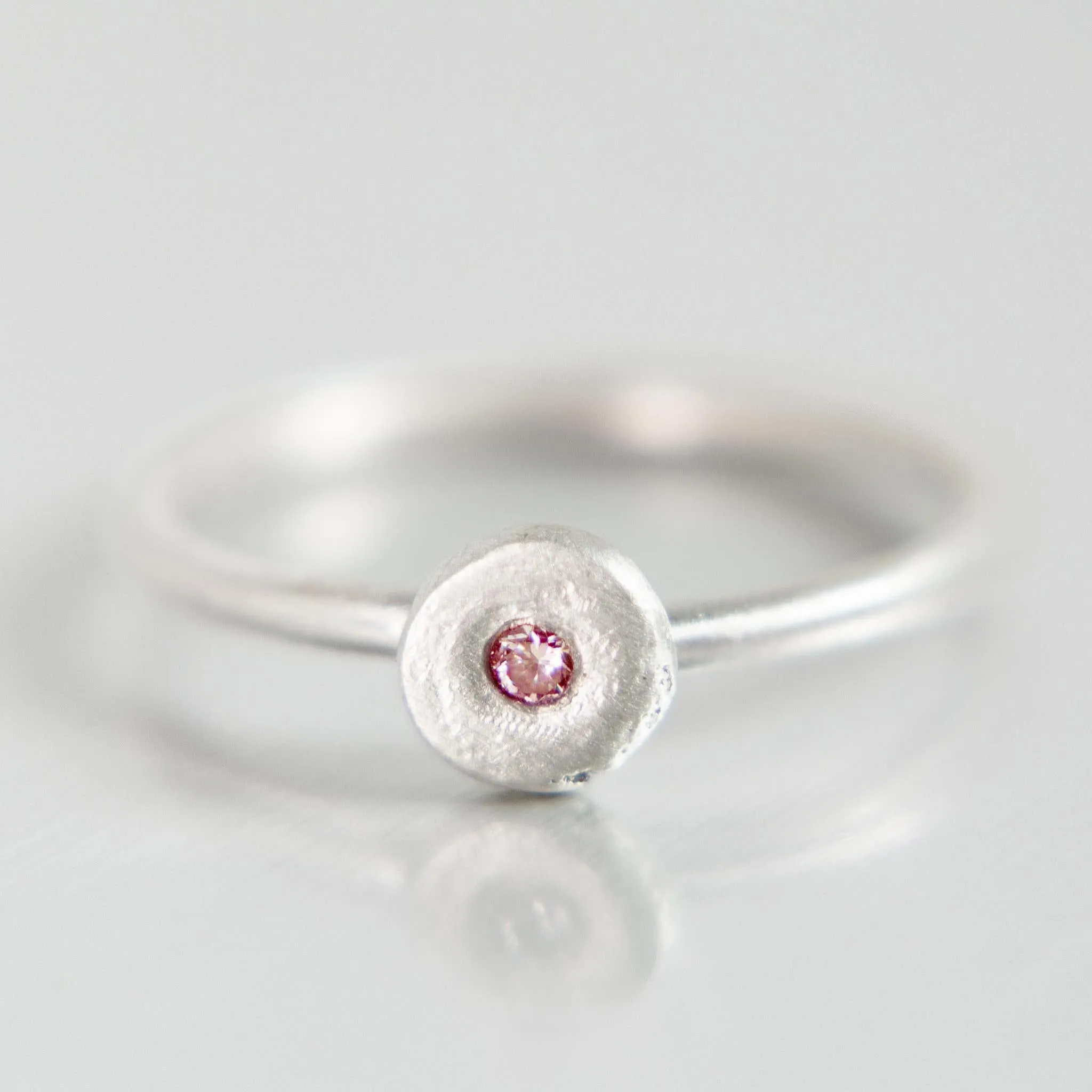 Pebble Ring in Sterling Silver