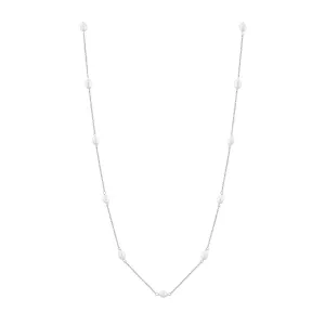 Perla Necklace Multi Long Steel