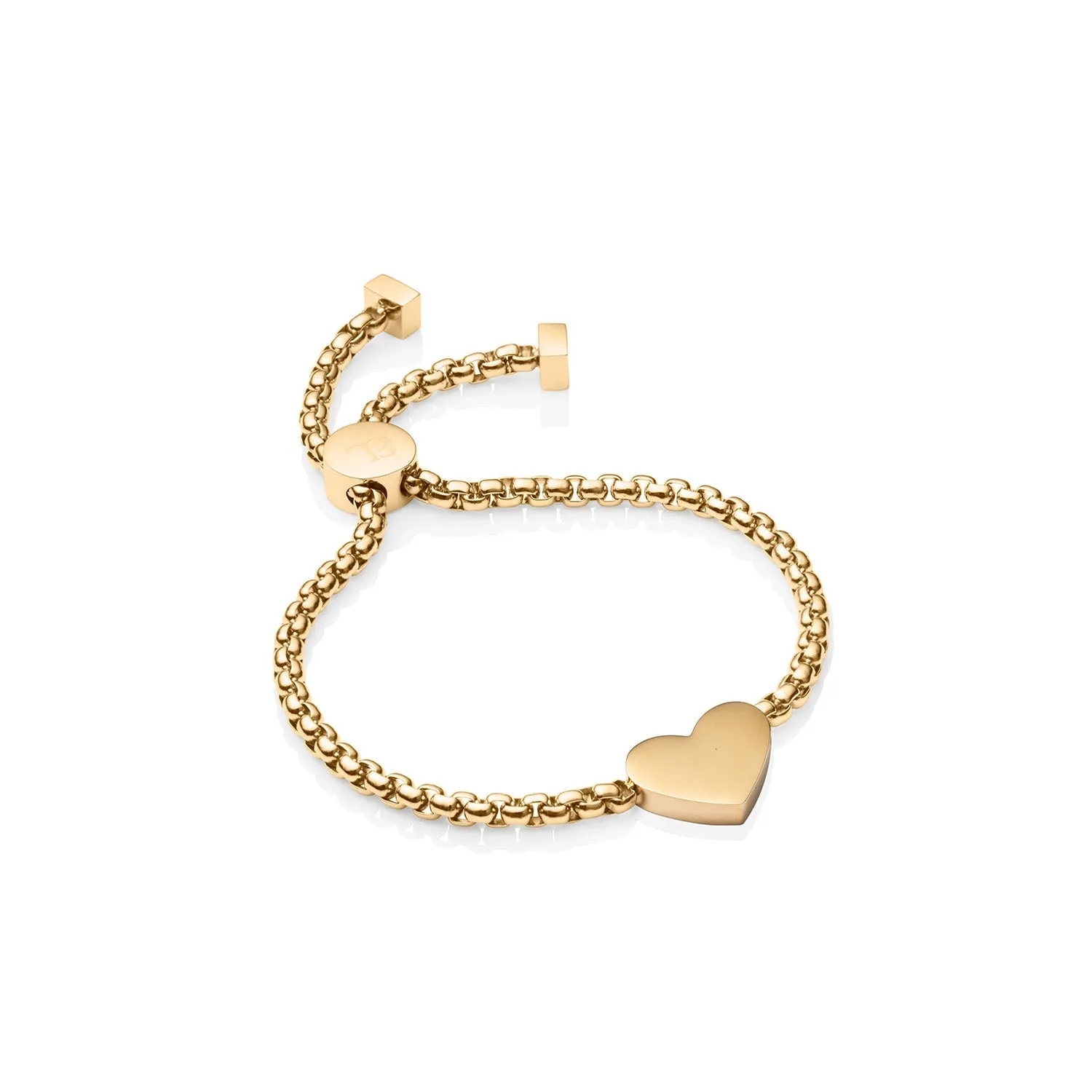 Personalize Heart Bracelet (Gold)