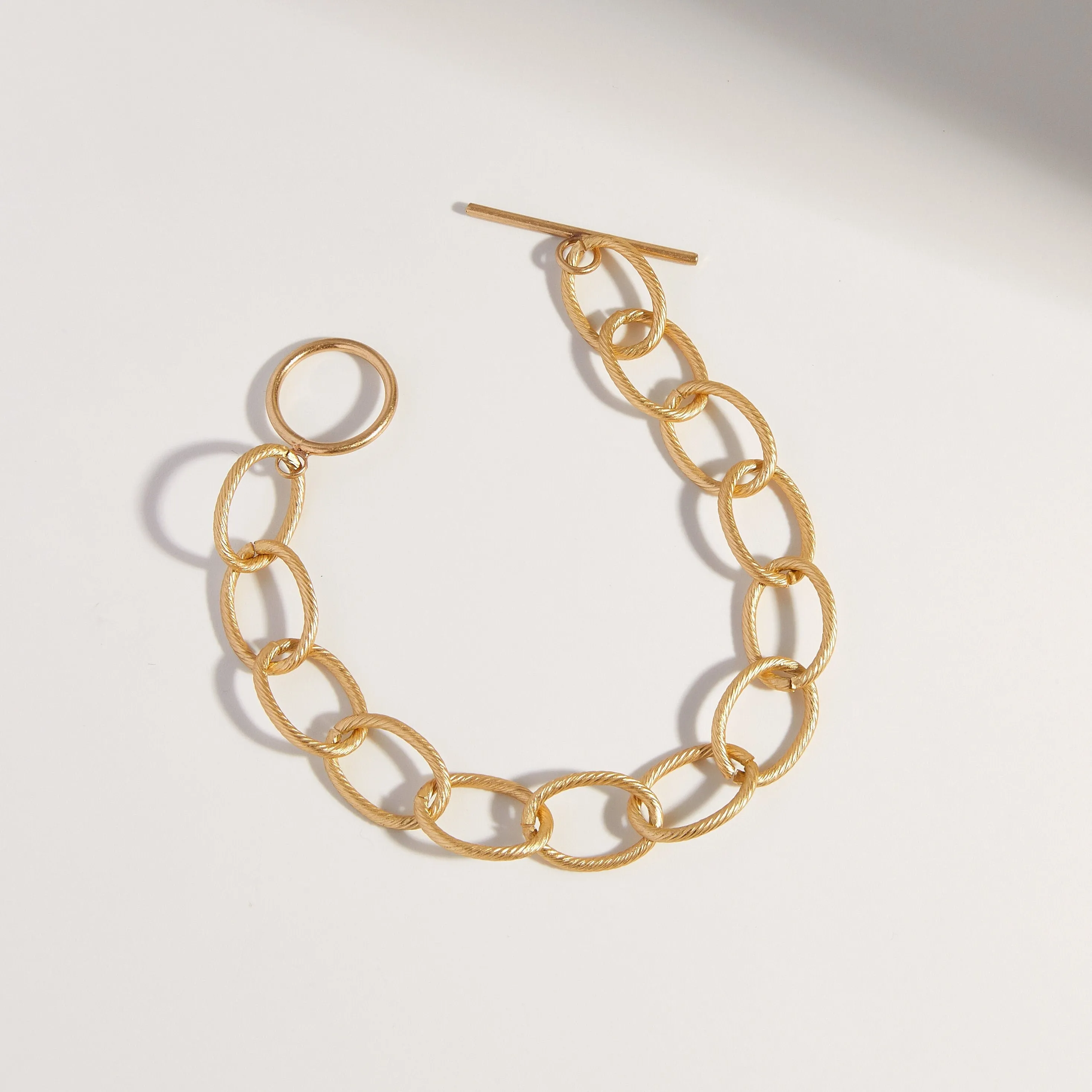 "L'Or" Chunky Gold Chain Bracelet