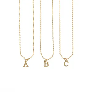 SALE Dainty Love Initial Necklace