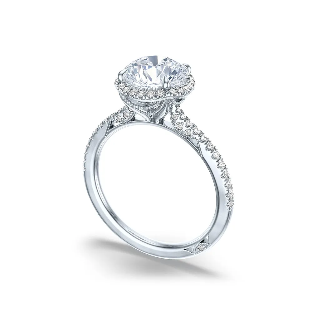 Simply Tacori Round Bloom Engagement Ring Setting