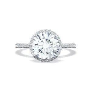 Simply Tacori Round Bloom Engagement Ring Setting