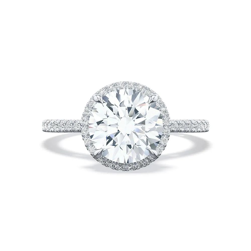 Simply Tacori Round Bloom Engagement Ring Setting