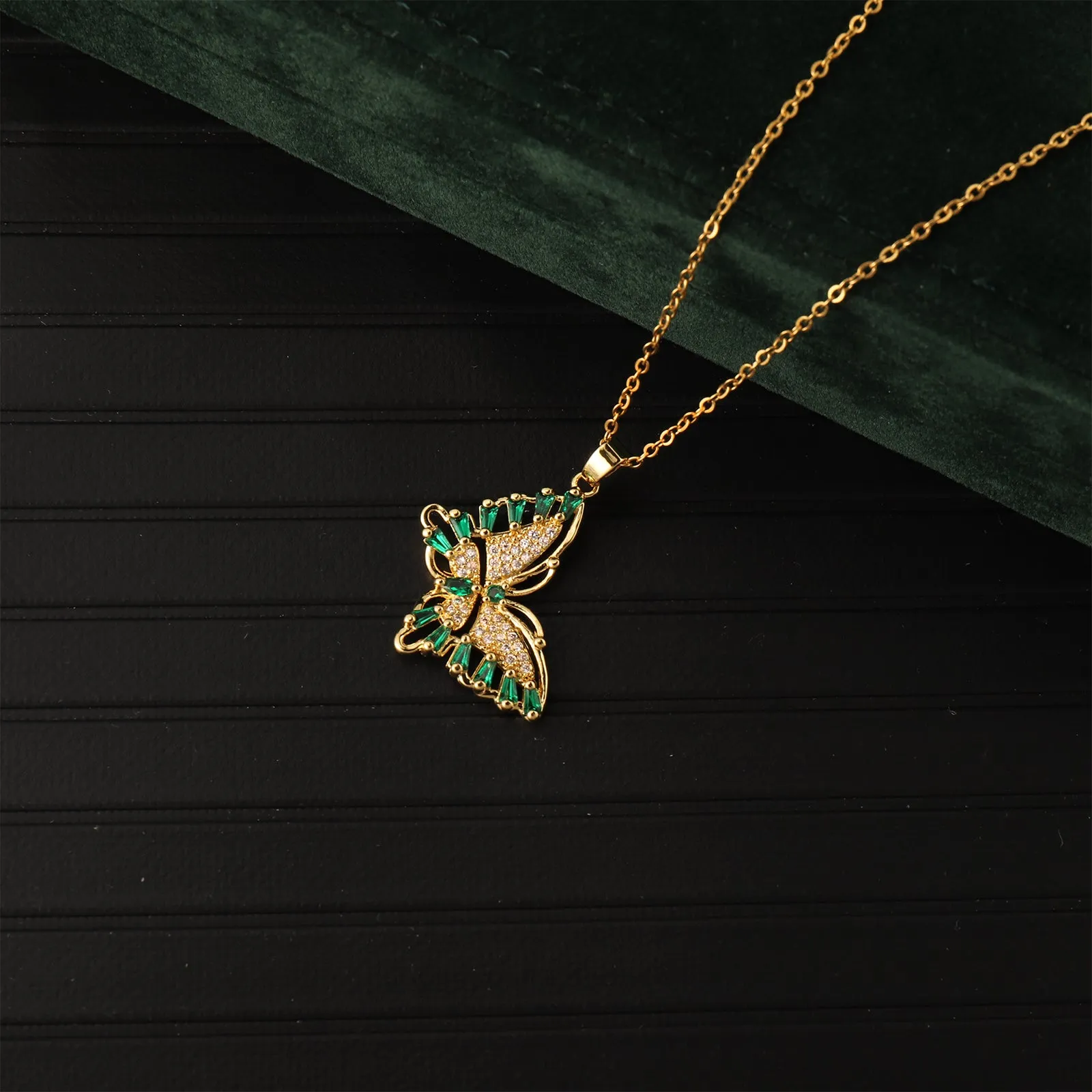 Stainless Steel Butterfly Necklace