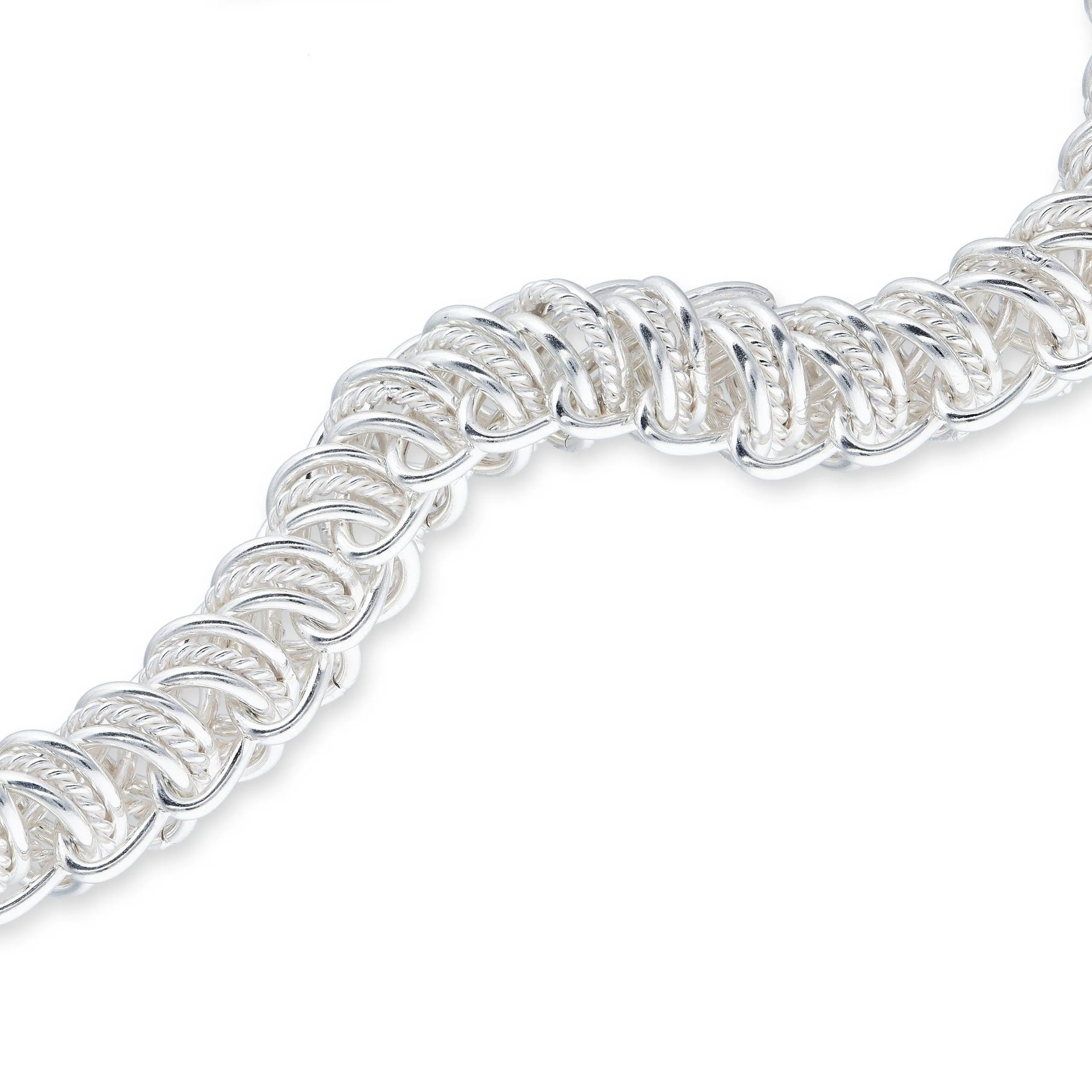 Sterling Silver Twisted Bracelet