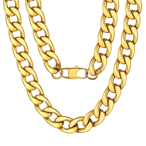 Sturdy Cuban Link Chain Necklace For Men 5/9/12/15MM Width