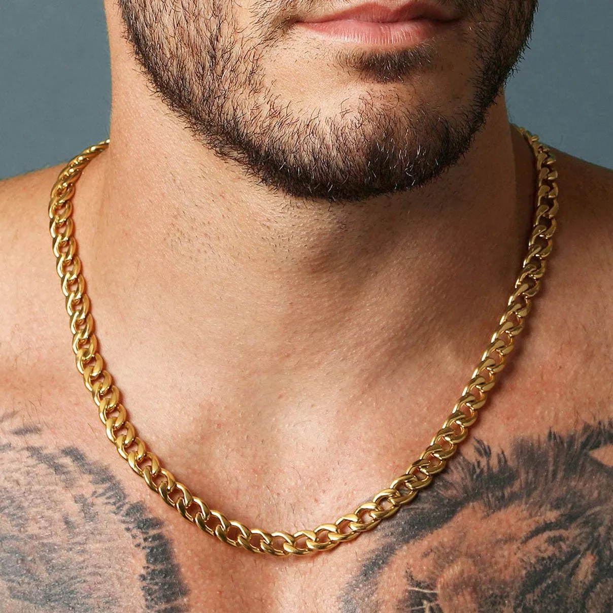 Sturdy Cuban Link Chain Necklace For Men 5/9/12/15MM Width