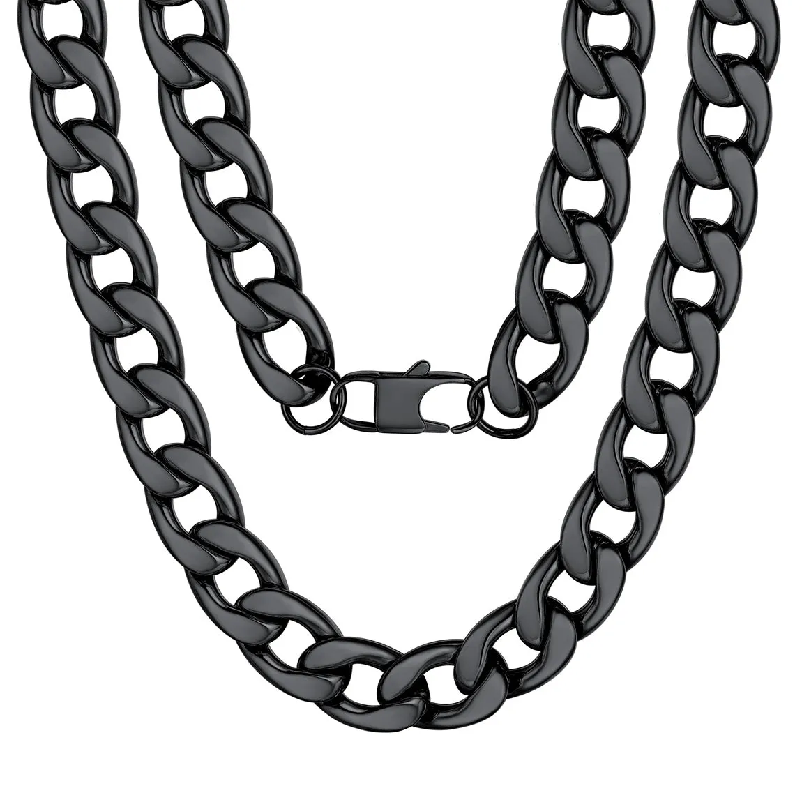 Sturdy Cuban Link Chain Necklace For Men 5/9/12/15MM Width