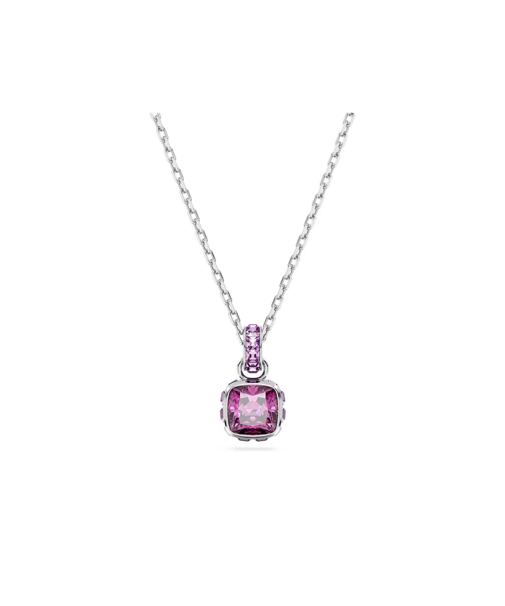 SWAROVSKI BIRTHSTONE FEBRUARY PENDANT