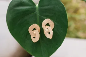 Thick Double Hoop Earrings