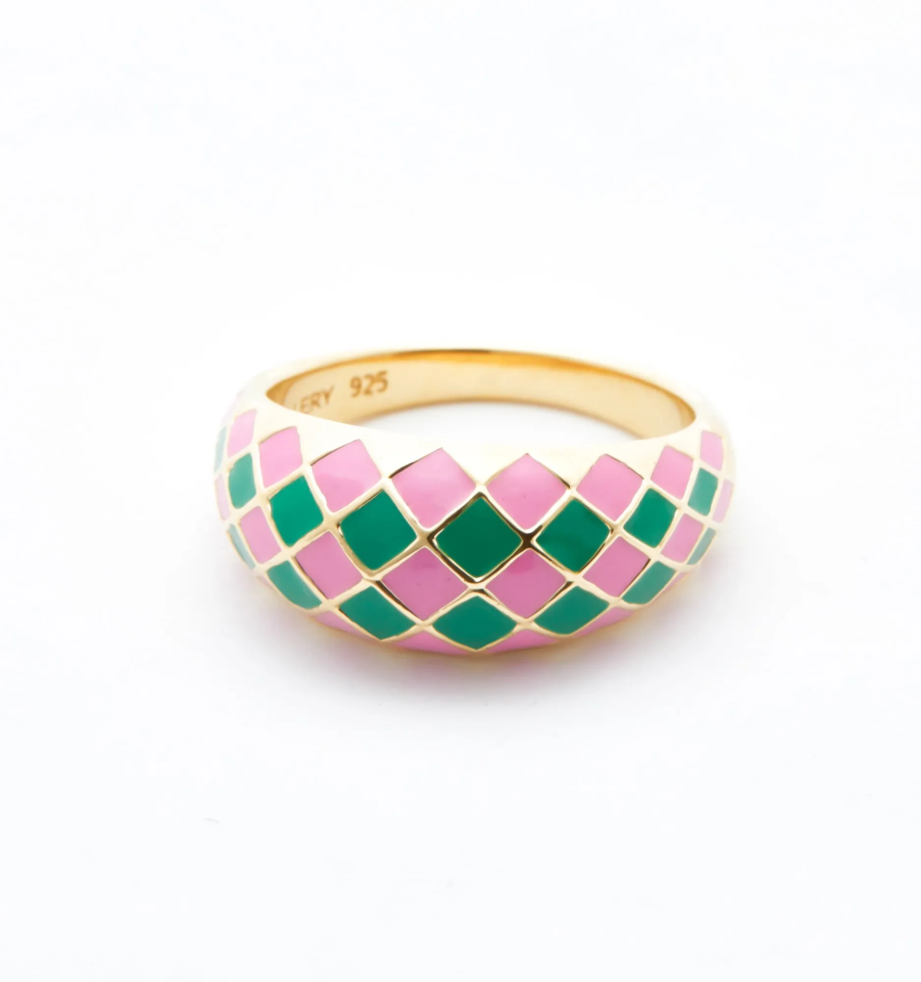 Watermelon Checker Ring