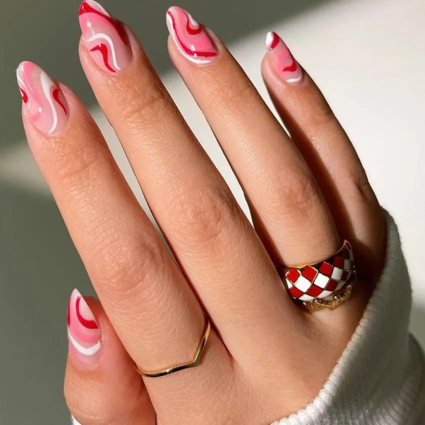 Watermelon Checker Ring