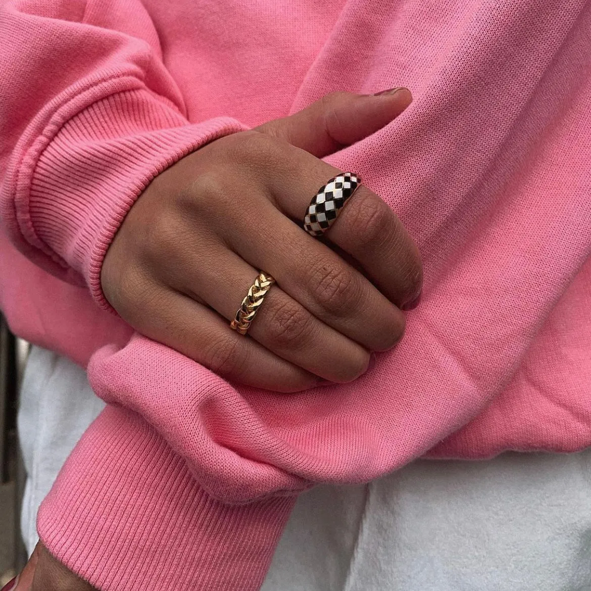 Watermelon Checker Ring